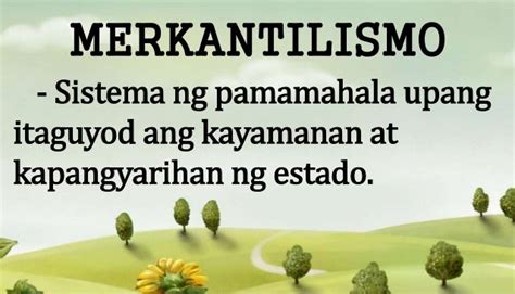 merkantilismo kahulugan